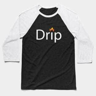 Drip artistic typography design Baseball T-Shirt